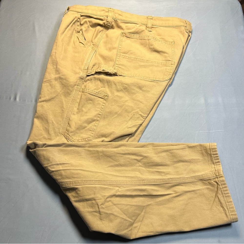 Carhartt womens Pants Original Fit Canvas Tan Flannel Lined size16W.      ordrA4 - Picture 6 of 10